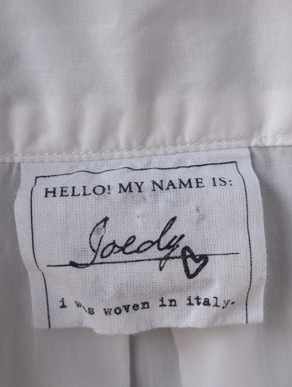 NWOT Frank & Eileen Joedy Cotton Button-Up Shirt White Size Large - Picture 4 of 9